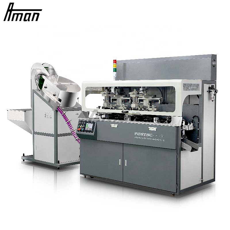 Máquina de impresión de pantalla de seda automática